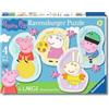 Ravensburger - Puzzles Peppa Pig Pack 4 | Puzzle 3 Años O Más | Puzzles 3 Años O Más De 72 Piezas | Rompecabezas Niños De 70 X 50 Cm | Ravensburger Puzzle