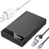 BENFEI Alloggiamento HDD/SSD SATA da 3,5/2,5 pollici, design senza attrezzi, supporta HDD da 20 TB e UASP