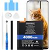 Elephantstory Batteria per Samsung Galaxy S20 SM-G980, 4000mAh Alta Capacità Batteria ai Polimeri di Litio Codice EB-BG980ABY, con Kit di Strumenti di Riparazione