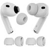 MMOBIEL 2 Paia Auricolari di Ricambio per AirPods Pro Gen 3 di MMOBIEL - Gommini in Silicone con Box Stoccaggio Portatile e Adatto alla Custodia di Ricarica - Installazione Facile - (M - 2 Paia)