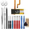 CELLONIC, Batteria per Lettore MP3 compatibile con Apple iPod 7 Gen. (Classic Late 2009) - A1238-16 (3.7V, 450mAh) + Set di attrezzi