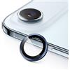 JETech Pellicola Fotocamera per iPhone Air, 9H Vetro Temperato Cover Anello Individuale in Metallo, Vassoio di Installazione Facile, HD Chiaro, 1 Set (Blu)