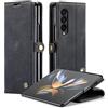 Monweicz Cover Compatibile con Samsung Galaxy ZFOLD4, Custodia Portafoglio con Slot per Scheda, Protezione Completa Premium in Pelle PU, Flip Libro Magnetica Samsung Galaxy ZFOLD4, Nero