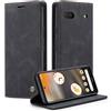 Monweicz Cover Compatibile con Google Pixel 6A, Custodia Portafoglio con Slot per Scheda, Protezione Completa Premium in Pelle PU, Flip Libro Magnetica Google Pixel 6A, Nero