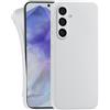 MyGadget Cover per Samsung Galaxy A55 5G - Custodia Protettiva in Silicone Morbido - Case TPU Flessibile - Ultra Protezione Antiurto & Antiscivolo Bianco