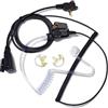 UAYESOK Auricolare radio di sicurezza con microfono PTT per Motorola MTP850 MTH800 MTH650 MTH500 MTH600 MTH850 MTS850 Tetra Radio walkie talkie auricolare 1 pin con tubo acustico nascosto e auricolari