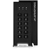 iStorage diskAshur M2 1 TB - SSD portatile USB 3.2 crittografato hardware e autenticato tramite PIN - ultraveloce - conforme a FIPS - robusto e portatile