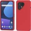 foto-kontor Custodia compatibile con cellulari Fairphone 5 cover in gomma TPU di colore rosso