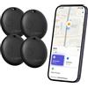 Esky Smart Tracker Tag, Air Tracker Tag Funziona con Apple Dov'è (Solo iOS) Localizzatore Bluetooth Trova Oggetti Impermeabile IP67 Batteria Sostituibile Chiavi, Bagagli, Portafoglio, Valigie 4 Pezzi