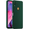 HULLIN Custodia per Telefono in Silicone Colorato, Adatta per HUAWEI Y6 2019 / Y6 Pro 2019 / HONOR 8A / Y6S 2019 (6.09) - Verde scuro