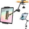 Dosvsi Supporto Tablet per Cucina, Braccio in Metallo Supporto Regolabile a 360 Gradi, per iPad Pro 13 Air Mini, Galaxy Tab, Fire, iPhone, 6,1 a 15,6, Supporto Tablet per Tavolo/Mensola/Scrivania