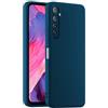 HULLIN Custodia per Telefono in Silicone Colorato, Adatta per Realme 6 (6.5) - Blu zaffiro