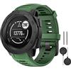 MYSNBKN Instinct Cinturino, Cinturino di Ricambio Regolabile Sportivo in Morbido Silicone per Instinct Smartwatch