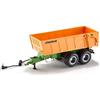 siku 6780, Semirimorchio a due assi, 1:32, Telecomandabile, Per veicoli SIKU Control con gancio di rimorchio, Metallo e Plastica, Arancione
