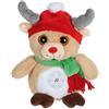Gipsy Renna Peluche, 70886, Rosso, 16 cm