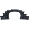 Noch 44430 - Portale a Tunnel a Doppia Pista Orizzontale, 12 x 4 cm, 2 Pezzi