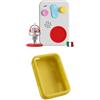 FABA Bundle Raccontastorie interattivo per Bambini da 0 a 10 Anni, Personaggio Sonoro Me, Routine Nanna, Gioco educativo Musicale+ Guscio Protettivo Patapum, Colore Giallo, Silicone