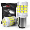 Cenmoll 1157 380 P21/5W BAY15D Lampadina a Led Bianca, Super Luminosa 40W 2000LM 12V-24V Canbus Senza Errori P21/5W BAY15D Lampadine per Auto per Luce di Parcheggio Retromarcia Luci Posteriori, 2PCS