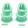 Generico Set 4 Maniglie Interne (Guidatore e Passeggero) per Citroen Ami, Fiat Topolino e Opel Rocks-e (Verde Menta)