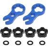 LT Easiyl 2 Set Di Dadi Per Valvole Bici In Lega Di Alluminio Accessori Valvole Pneumatici Sottovuoto Biciclette Da Montagna O Da Strada Con Anello Di Tenuta Per Chiave Inglese