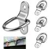 ddckj 4 Pz D Anello di Ancoraggio Inox Anelli di Ancoraggio del Carico Ancoraggio per Carichi su Rimorchi, Camion, Fuori Strada Camion, Furgoni, Quad, SUV, Barche