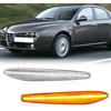 POPMOTORZ LED Luci laterali per Alfa-Romeo Boera typ 939 2005-2010 159 typ 939 2005-2011, LED Frecce Laterali Indicatori di Direzione con Canbus Senza Errori 2835 SMD, 2 Pezzi
