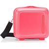 Mandarina Duck LOGODUCK + Metal Beauty Case, Lampone, Logo + metallo