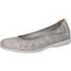 CAPRICE Ballerine da Donna in Pelle, Bianco (Offwhite/Silv.), 37 EU