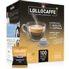 Lollo Caffè Caffè Lollo Miscela Nera- 100 Capsule - Compatibili con Macchine a marchio Bialetti*