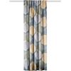 HOME WOHNIDEEN Sciarpa oscurante Millan con stampa digitale, 245 x 135 cm, nastro multifunzione, colore: giallo, dimensioni: 245 x 135 cm, numero: 1 x
