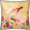 furn. Fodera per cuscino stampata Wylder Nature Country Wilds Pheasant Bloom - Oro - 45x45 cm