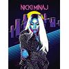 777 Tri-Seven Entertainment Nicki Minaj Poster Music Wall Art Print (18x24) Musicale, Multicolore