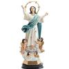 Inmaculada Romero IR REGALI LLUNA Figura Vergine Immacolata Immagine 22 cm. angeli Ornamento Resina base decorazione