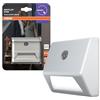 OSRAM NIGHTLUX Luce notturna per scale, bianca, sensore di movimento, IP54, a batteria, bianco freddo 4000 K, ideale per scale e opzioni di montaggio flessibili
