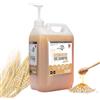 Pritty Pets Shampoo per cani con farina d'avena PRITTY PETS, 5 l, shampoo professionale per cani a base di farina d'avena, senza silicone e parabani, prodotto nel Regno Unito (5 litri) con pompa inclusa