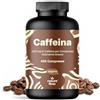Nature Flow Caffeina Integratore Pura - 400 compresse - 200 mg - Alto Dosaggio | Caffeina Integratore - vegano, prodotto in Germania, testato in laboratorio