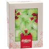 dekora - Fiori commestibili per torte - 10 orchidee in cialda verdi 8.5 x 7.5 cm - Senza zucchero, glutine e lattosio - Decorazioni commestibili per Cupcake, Matrimonio, Compleanno, Battesimo