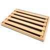 Space Home - Tagliere Pane con Raccoglibriciole - Taglieri in Legno - Taglia Pane - Griglia Estraibile Raccogli Briciole - Tagliere per Pane - Legno Naturale - 32 x 22 x 2,5 cm