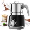 Yaskyly Montalatte Elettrico 6-in-1 Montalatte Elettrico Cappuccino 560W 1L, Scaldalatte per Latte Caldo e Freddo, Schiumatore per Cappuccino, Latte, Macchiato, Acciaio Inox 304,Lavabile in Lavastoviglie