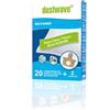 Dustwave® 20 Sacchetti per aspirapolvere in microfibra per Rowenta Silence Force/Compact/Extreme/X-Trem Power uvm, inkl. Microfilter - altamente efficienti con chiusura igienica - Made in Germany