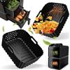 HLEIUKT Accessori per friggitrice ad aria calda, accessorio Airfryer per Philips Airfryer 4000 Series Stacked Dual Basket 10L, stampo in silicone accessorio per Philips NA460/NA462 10L, stampo in silicone per