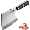 Kitory Mannaia da Cucina Lama 16cm, Accetta da Cucina pesante da 1 kg, per carne congelata e ossa grandi, A forma di ascia, extra spessa 7 mm