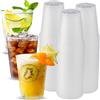 Herboom 50 bicchieri di plastica, riutilizzabili, 360 ml, in plastica opaca, per feste, compleanni, matrimoni, Natale