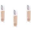 Maybelline New York Fondotinta Fluido Superstay 24H - 03 Avorio Chiaro, confezione da 3 (3 x 30 ml)