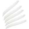 PATIKIL Piume per Frecce, Confezione da 50 11 Pollici Piuma di Tacchino Fletching Frecce da Tiro con L'Arco Piuma di Tacchino Ala Destra Scudo Fletch per Fai da Te, Bianco