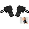 leruiyezs Polsini Palestra per Fitness,46,1cm,Nero,Supporto per Polsi,Polsiere Palestra Uomo per Bodybuilding,Sollevamento Pesi e Crossfit,Fasce per Polsi,Regolabili e Resistenti