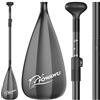 FOWAWU Pagaia SUP Alluminio, Leggero 1.77 lbs (804g) Pagaia da 3 pezzi per SUP Stand Up Paddle Board, Remo per Sup Regolabile Telescopica 160 cm - 210 cm
