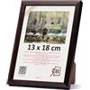 3-B Cornice LUND marrone scuro (noce) 13x18 cornice in legno, cornice per foto, cornice per ritratto con vetro acrilico