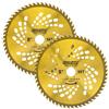LSHUZIYU, 205mm-56T, 2Pez-Set. Punte in Carburo, Foro Centrale 25.4mm Con Rondella 22.23-20-16mm, Lama per Decespugliatore, Disco per Decespugliatore.