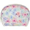 Takenote Beauty Case da Donna - Grande Formato (20x6x15 cm), Forma Rotonda, Chiusura con Cerniera, 2 Tasche Interne, Astuccio Organizzatore per Trucco e Viaggio - Violet